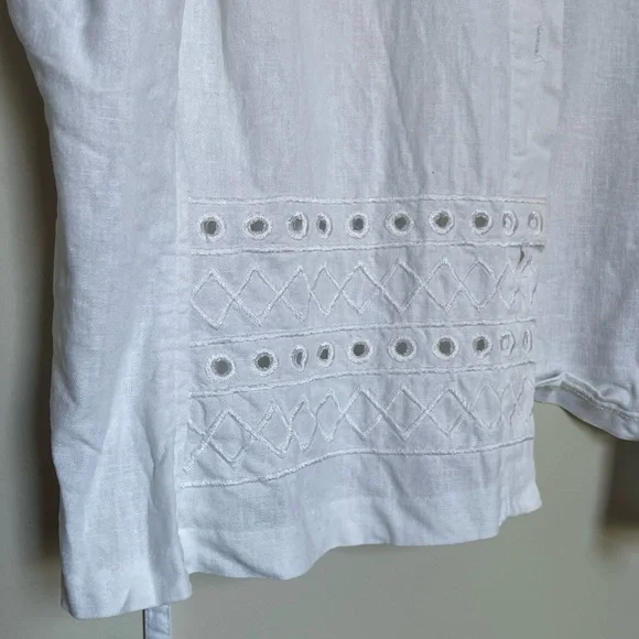 Linen Short sleeve Button down - Picture 6 of 8